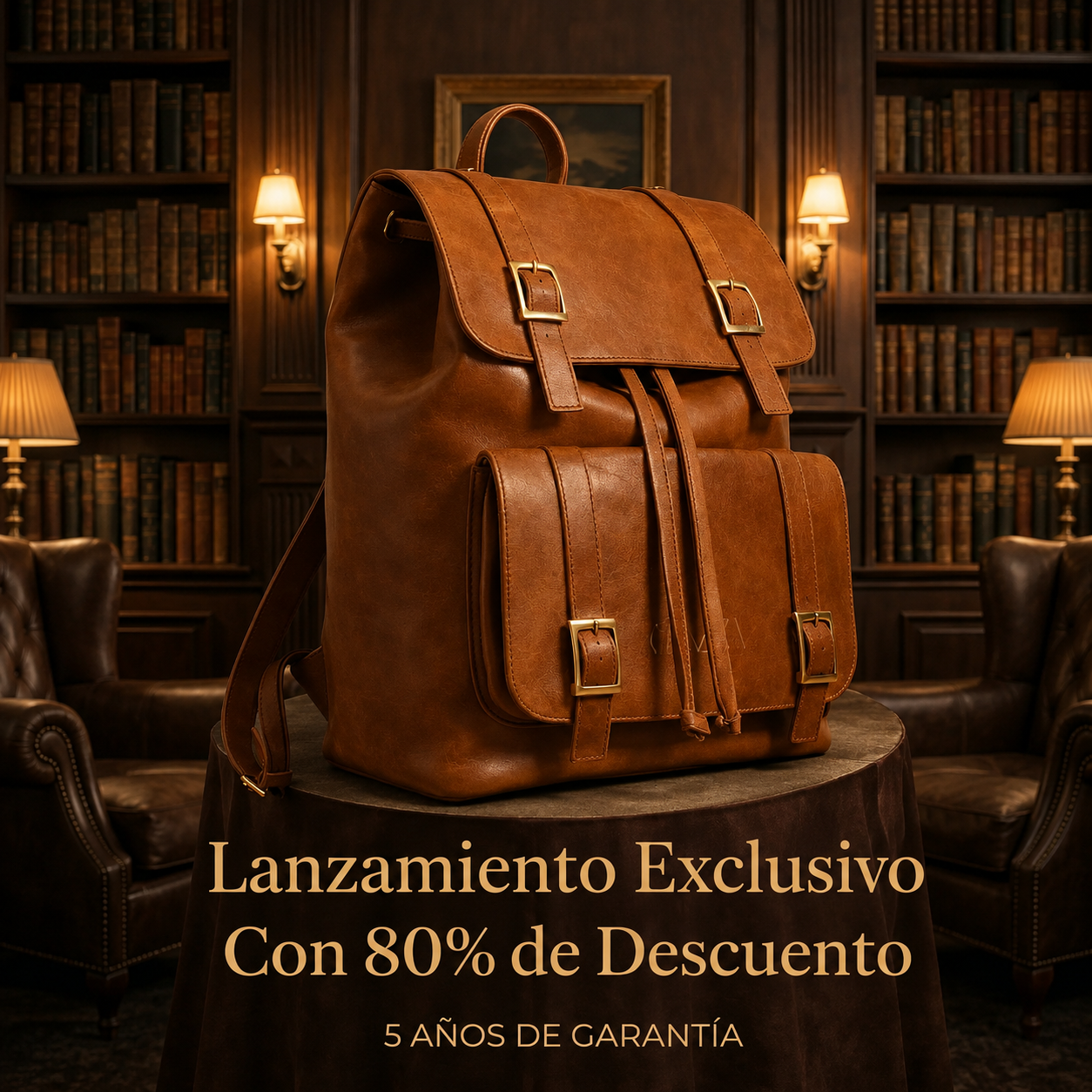 🎁 Últimas Unidades | Morral Vélez Cuero Legítimo 80% OFF Solo por Hoy