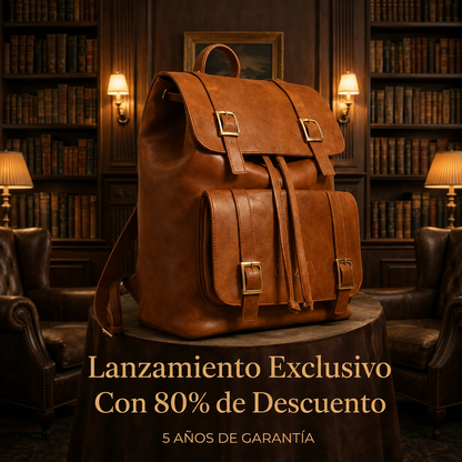 🎁 Últimas Unidades | Morral Vélez Cuero Legítimo 80% OFF Solo por Hoy