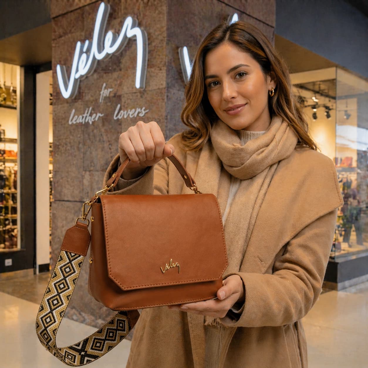 Bolso Carriel Vélez de Cuero Legítimo - Lanzamiento Exclusivo Con 80% de Descuento🎁